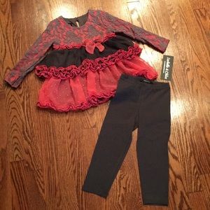Girls 2 Piece Matching Set NWT Size 3T